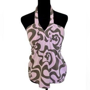 Vintage Tommy Bahama Purple Halter Top Y2K Size Small​​
